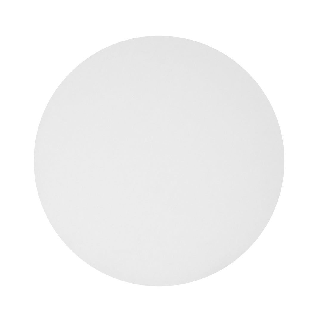 Lids, Flat, Foil-Laminated Paperboard, White, Round, for Restaurantware 8 Inch Take-Out Pan,1 - 100 COUNT