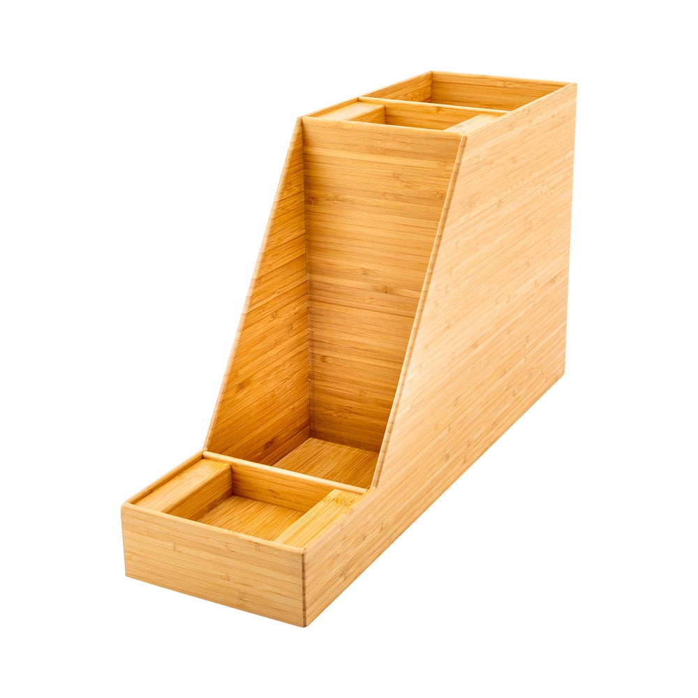 Display, Airpot Coffee Dispenser, 2-Tier, Natural, Bamboo, 23.50 x 7 x 13.50 Inch,1 - 1 EACH