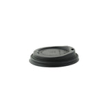 Lids, Coffee, Black, 3.54 Inch, for 10/12/16/20 Ounce Cups, Compostable,1 - 1000 COUNT