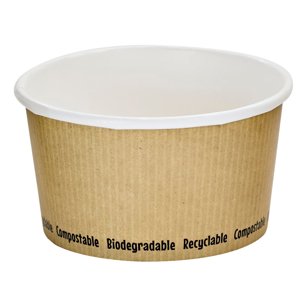 Cups, Soup, 12 Ounce, 4.5 x 2.5 Inch, Biodegradable & Compostable,20 - 25 COUNT