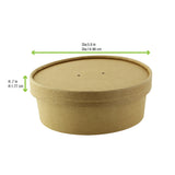 Lids, Vented, Paper, 7.3 Inch,1 - 360 COUNT