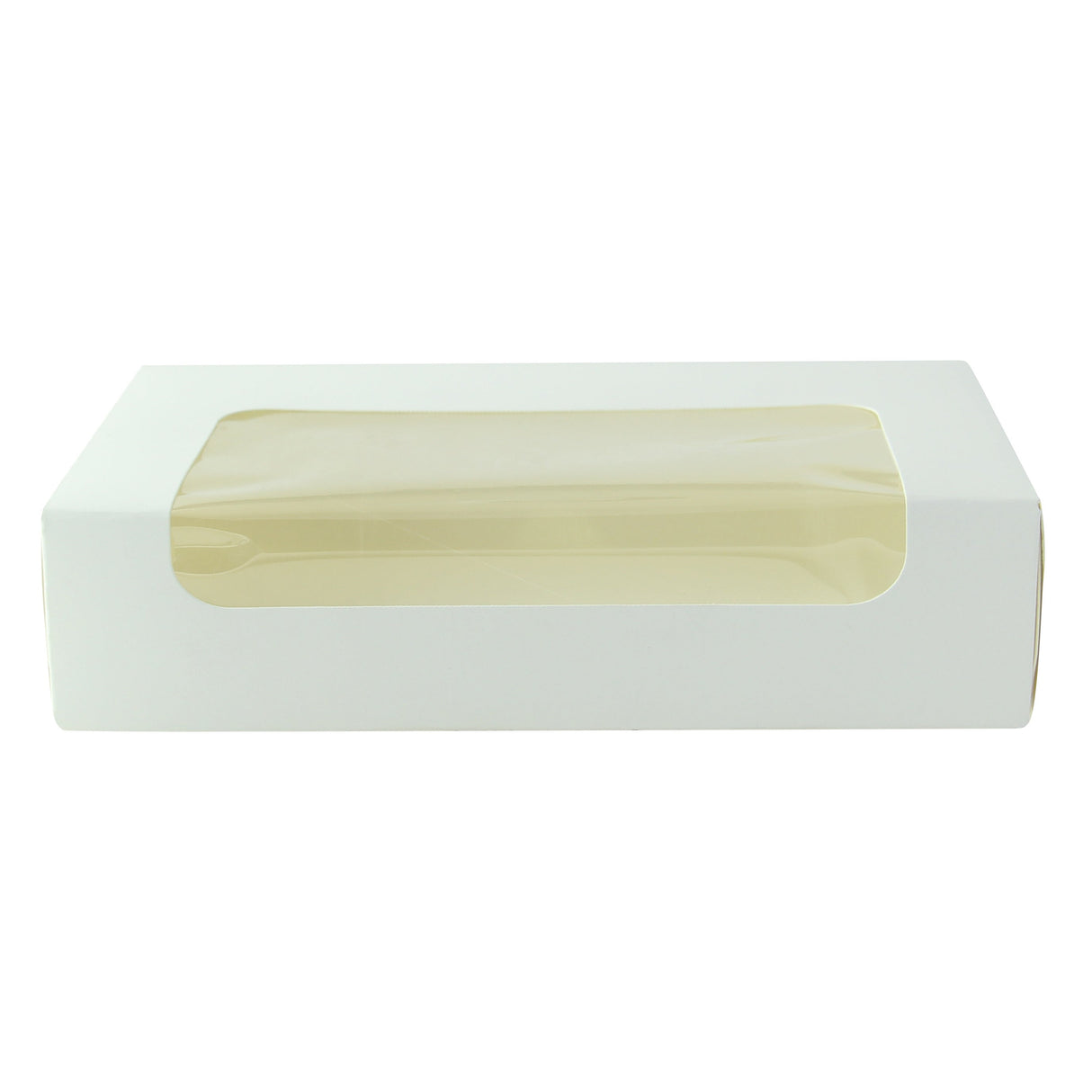 Boxes, 7.18 x 4.45 Inch, Paper, White, with Window,1 - 200 COUNT