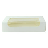 Boxes, 7.18 x 4.45 Inch, Paper, White, with Window,1 - 200 COUNT
