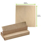 Wrap, 13.8 x 10.6 Inch, Greaseproof Paper, Kraft,1 - 1000 COUNT