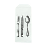 Bags, 8.66 x 3.35 Inch, Paper, White, with Logo,1 - 1000 COUNT