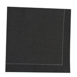 Napkins, Cotton, Black, 15.8 x 15.8 Inch,10 - 10 COUNT