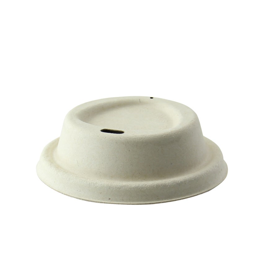 Lids, Sugarcane, Brown, 3.15 Inch,10 - 100 COUNT