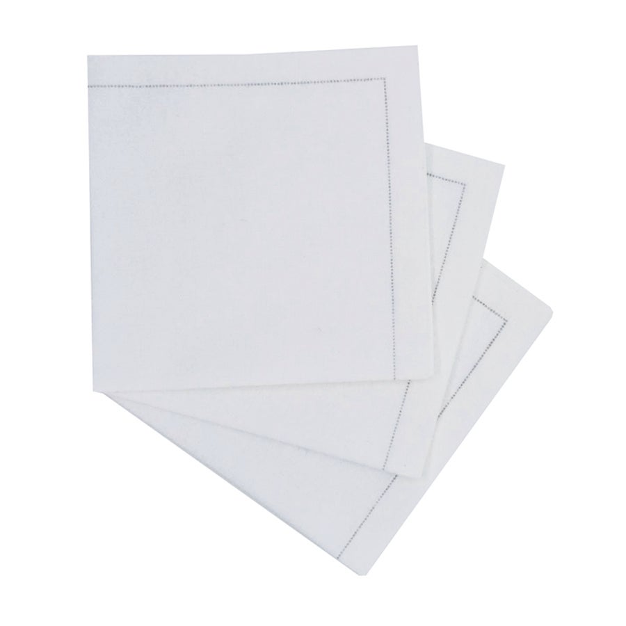 Napkins, Cotton, White, 15.8 x 15.8 Inch,10 - 10 COUNT