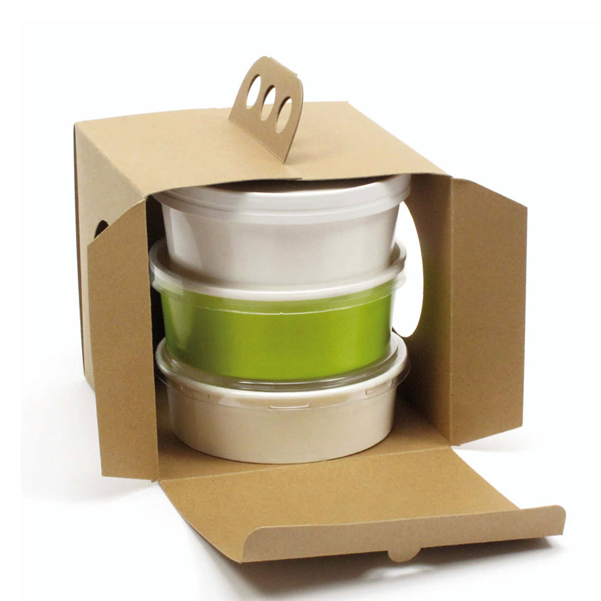 Boxes, Take-Out, 6.9 x 6.9 x 5.9 Inch,1 - 100 COUNT