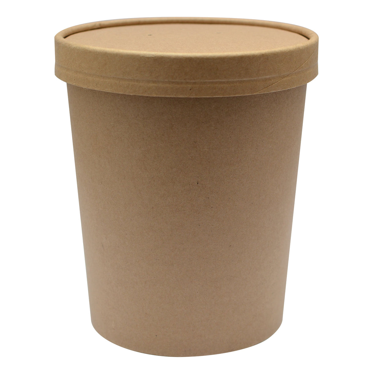 Cups, Soup, 32 Ounce, Kraft, with Lid, 4.5 x 5.5 Inch,10 - 25 COUNT