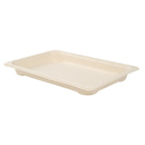 Trays, Sushi, 7.25 x 5 x 0.75 Inch, Paper, Natural, Rectangular, Sugarcane Bagasse,1 - 100 COUNT