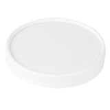 Lids, Flat, Paper, White, for 5 Ounce Cups,1 - 50 COUNT