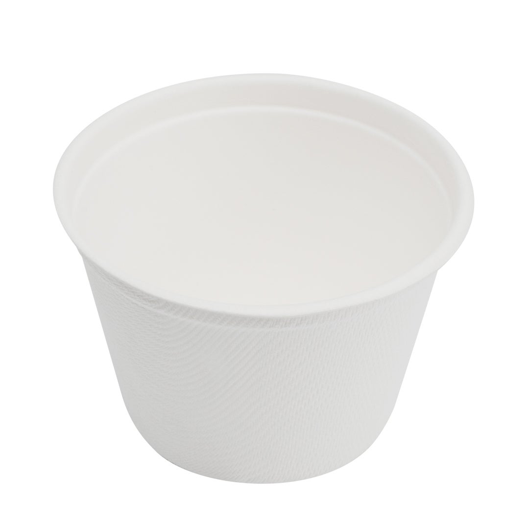 Cups, 5 Ounce, Paper, White, Sugarcane Bagasse,1 - 100 COUNT