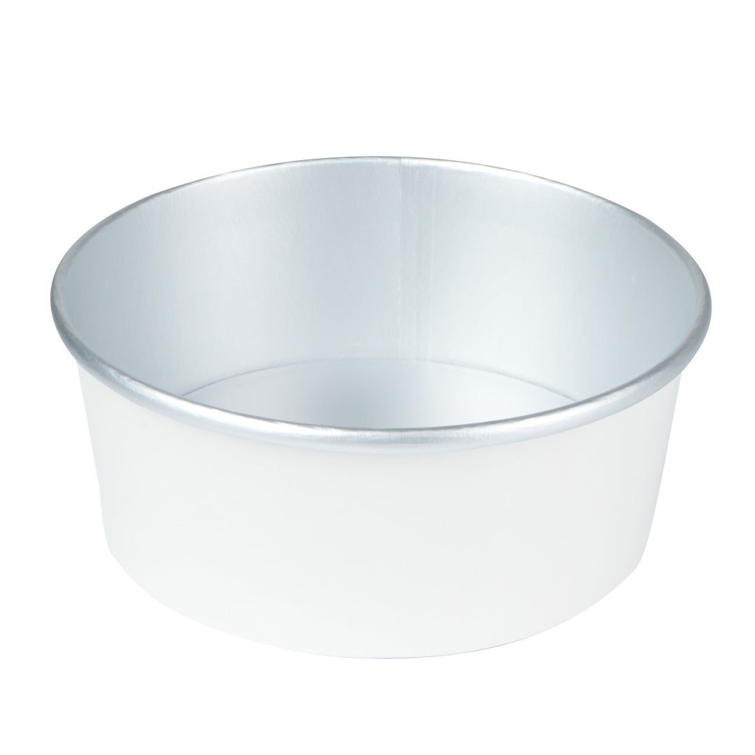 Bowls, Take-Out, 25 Ounce, Paper, White, Round, 6 x 6 x 2.25 Inch, Foil-Lined,1 - 200 COUNT