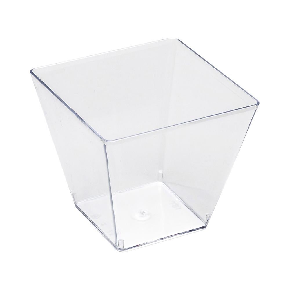 Cups, Kova 4 Ounce, Plastic, Clear, Square,1 - 20 COUNT