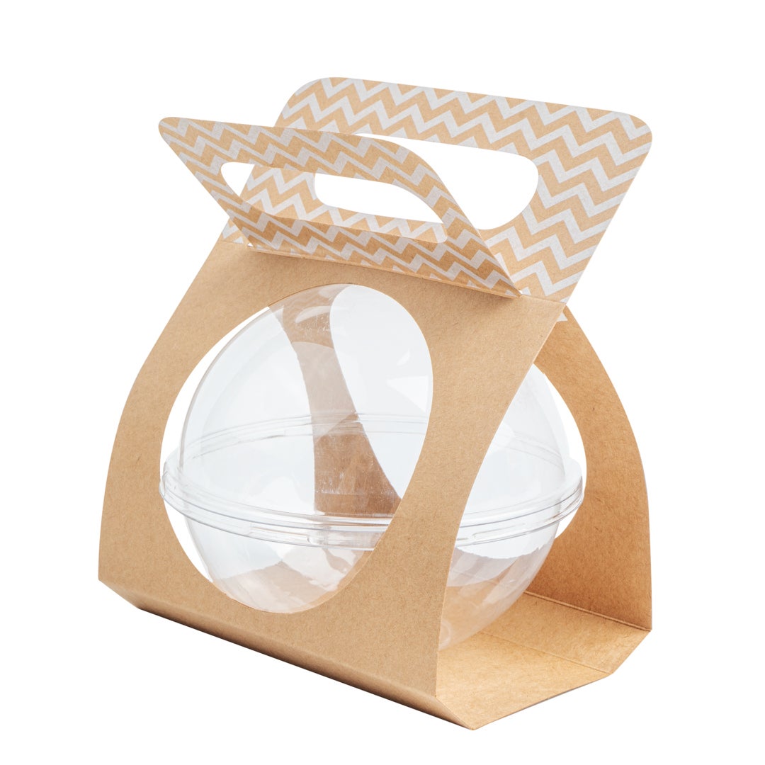 Carriers, Container, Paper, Kraft, for 12 Ounce Salad Containers,1 - 50 COUNT