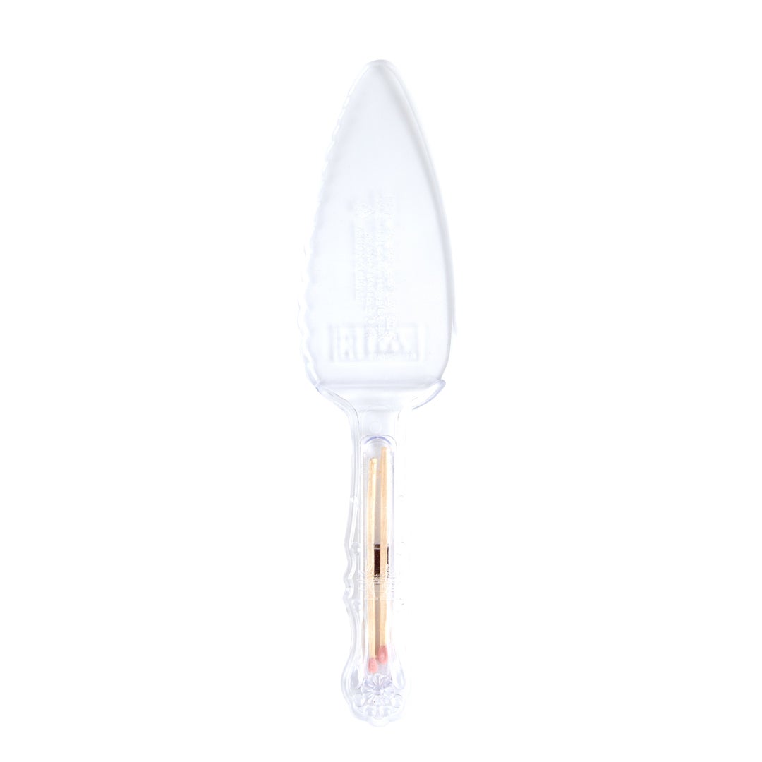 Server, Cake, 9 Inch, Plastic, Clear, with Matches,1 - 1 EACH