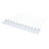 Zip Ties, Tamper-Evident, 7.75 Inch, White,1 - 100 COUNT