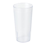 Tumbler, Pebbled, Clear 20 Ounce, Plastic,1 - 12 COUNT