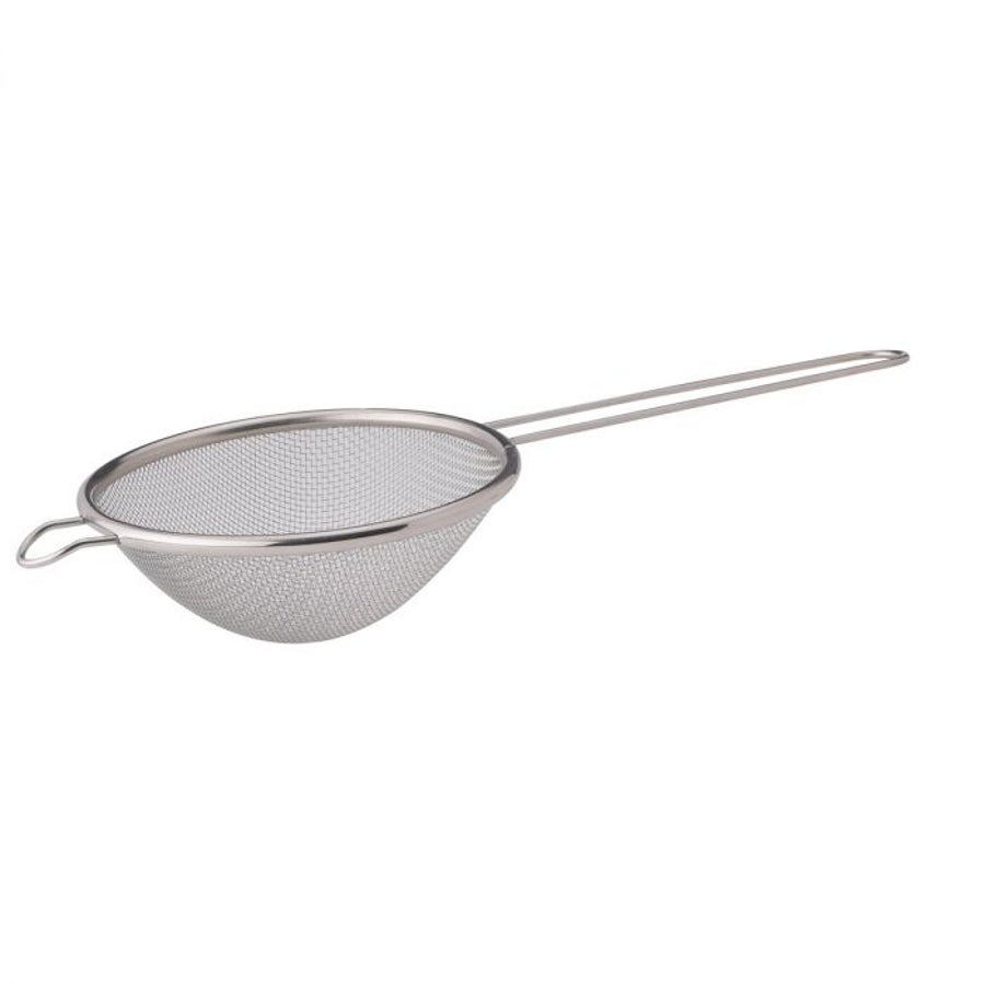 Strainers, 5.50 Inch, Stainless Steel Mesh, with Handle & Hook, 5.5 Linear Inch,12 - 1 EACH