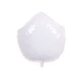 Dishes, Tea Bag, 3.75 Inch, White, Porcelain, Leaf-Shaped, 3.75 Linear Inch,6 - 1 EACH