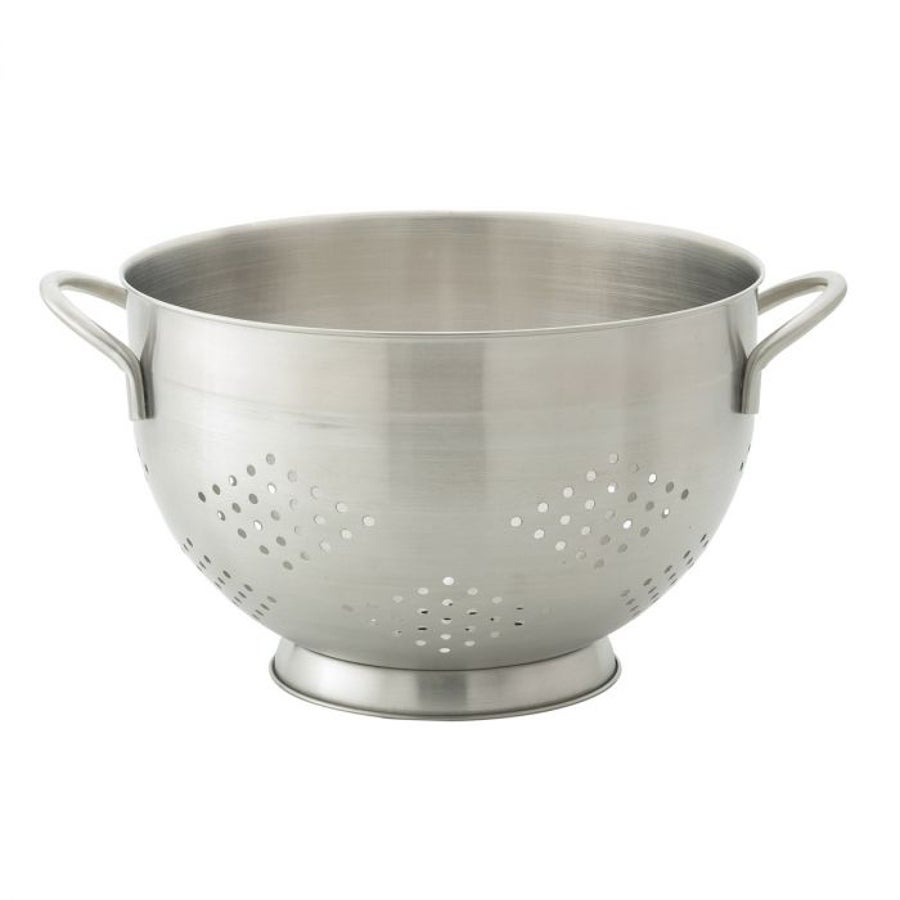 Colanders, Round, 5 Quart, Stainless Steel, with Handles,6 - 1 EACH