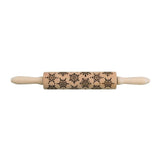 Pin, Rolling, 8 Inch, Beechwood, Snowflake, 8 Linear Inch,1 - 1 EACH