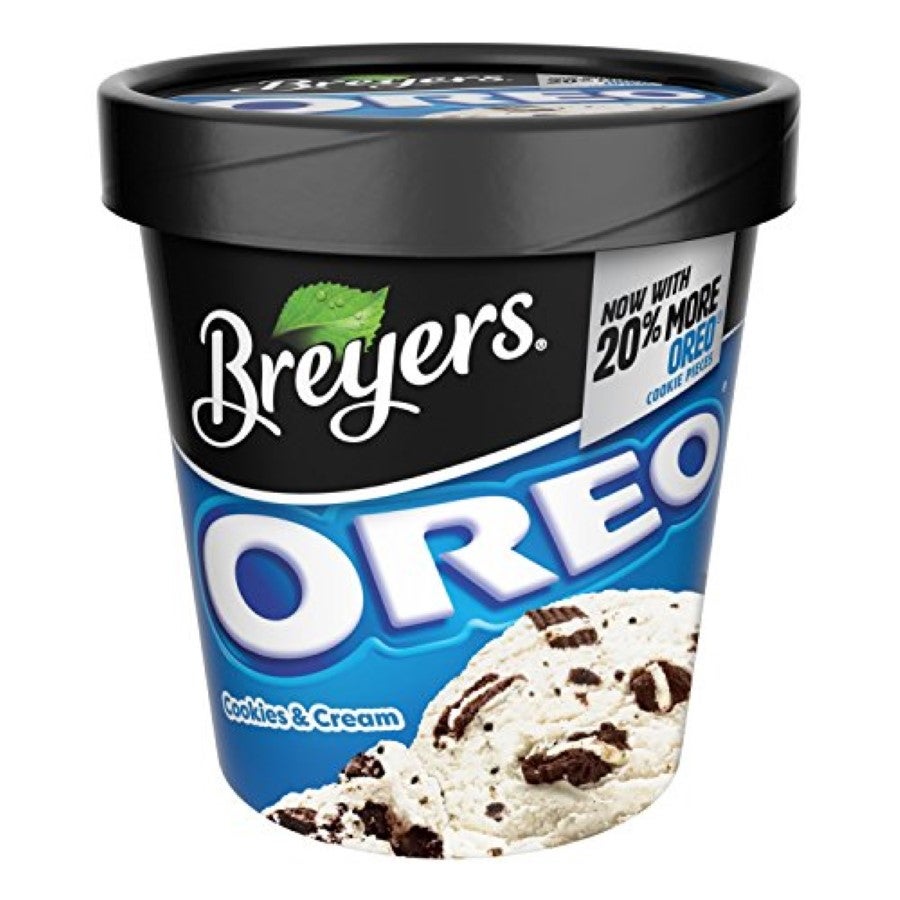 Ice Cream, Hard Serve, Cookie, 1 Ounce,8 - 16 FLUID