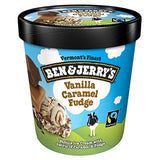 Ice Cream, Vanilla Caramel Fudge, Frozen,8 - 16 FLUID