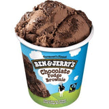 Ice Cream, Hard Serve, Chocolate Fudge Brownie, 1 Ounce,8 - 16 FLUID