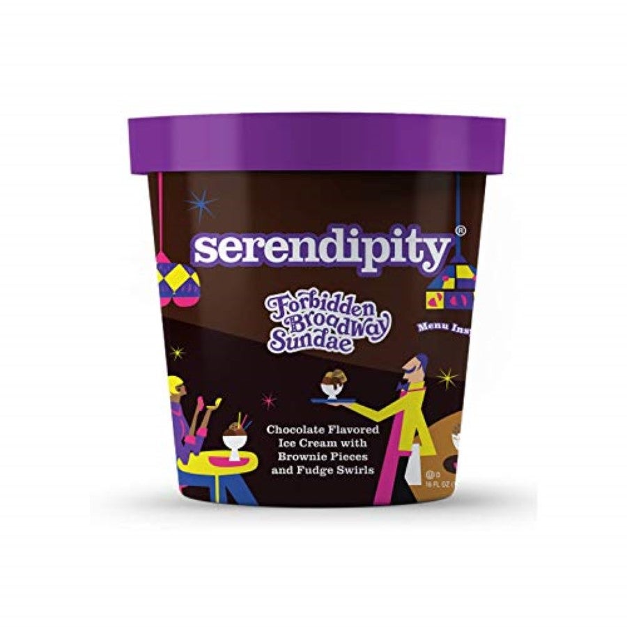 Ice Cream, Hard Serve, Forbidden Broadway Sundae, 1 Ounce,8 - 16 FLUID