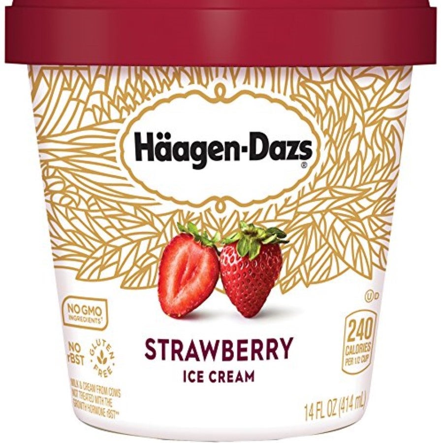 Ice Cream, Strawberry, Frozen,8 - 14 FLUID