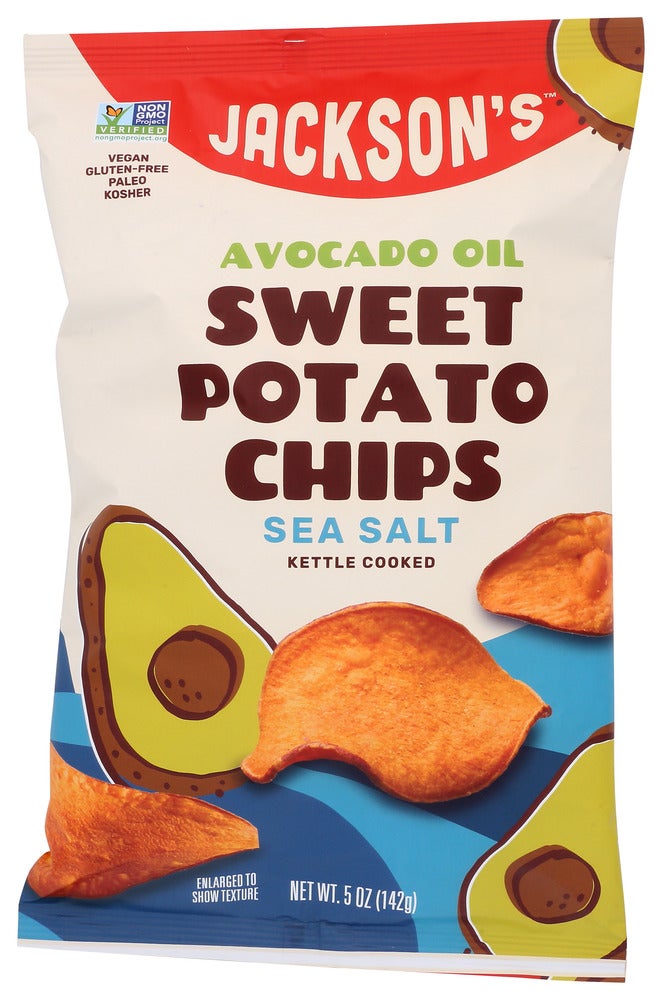Chips, Sweet Potato, Kettle, Sea Salt, Made with Avocado Oil,12 - 5 OUNCE