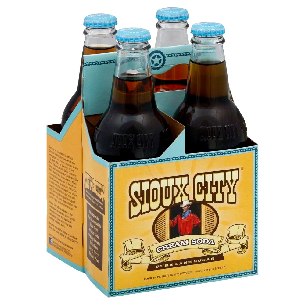 Soft Drink, Creme Soda, Single-Serve, Glass, 12 Fluid Ounce,6 - 4 COUNT
