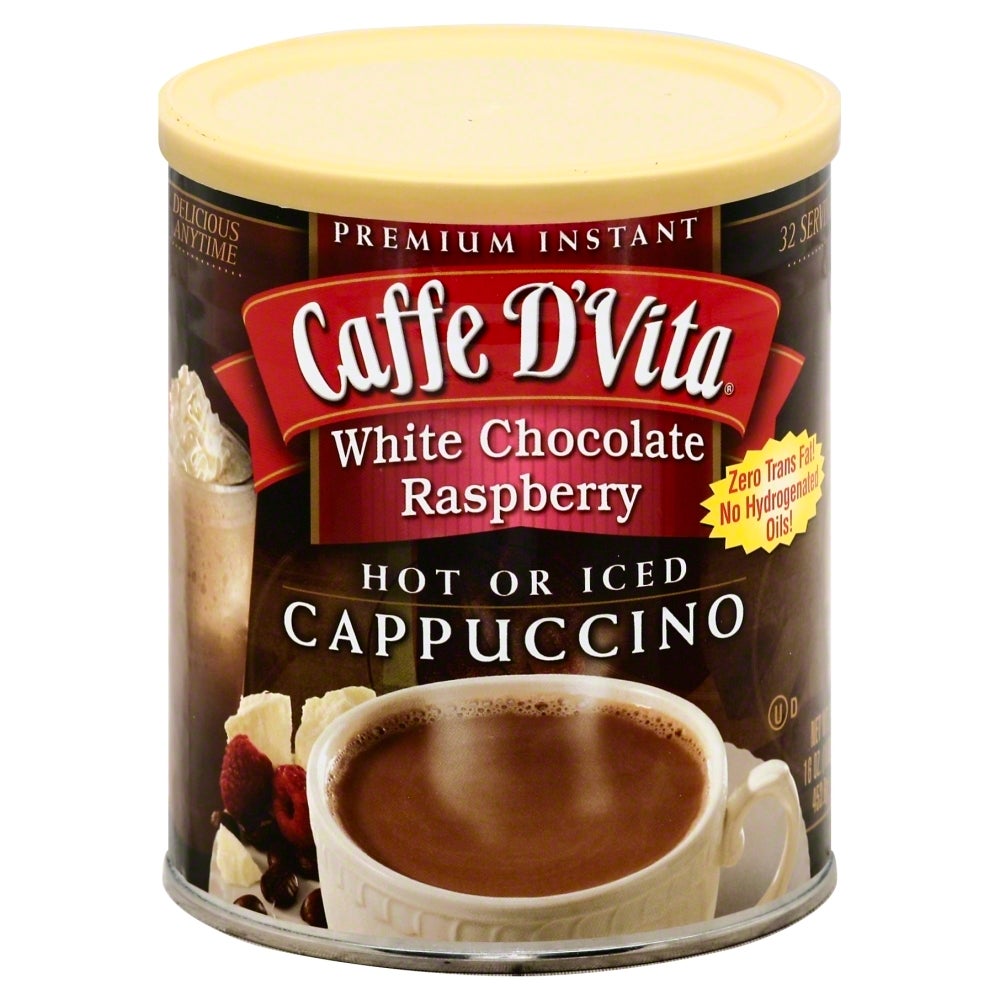 Drink Mix, Powdered, White Chocolate Raspberry Cappuccino,6 - 16 OUNCE