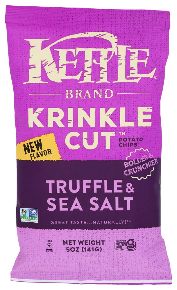 Chips, Potato, Crinkle Cut, Truffle & Sea Salt,15 - 5 OUNCE