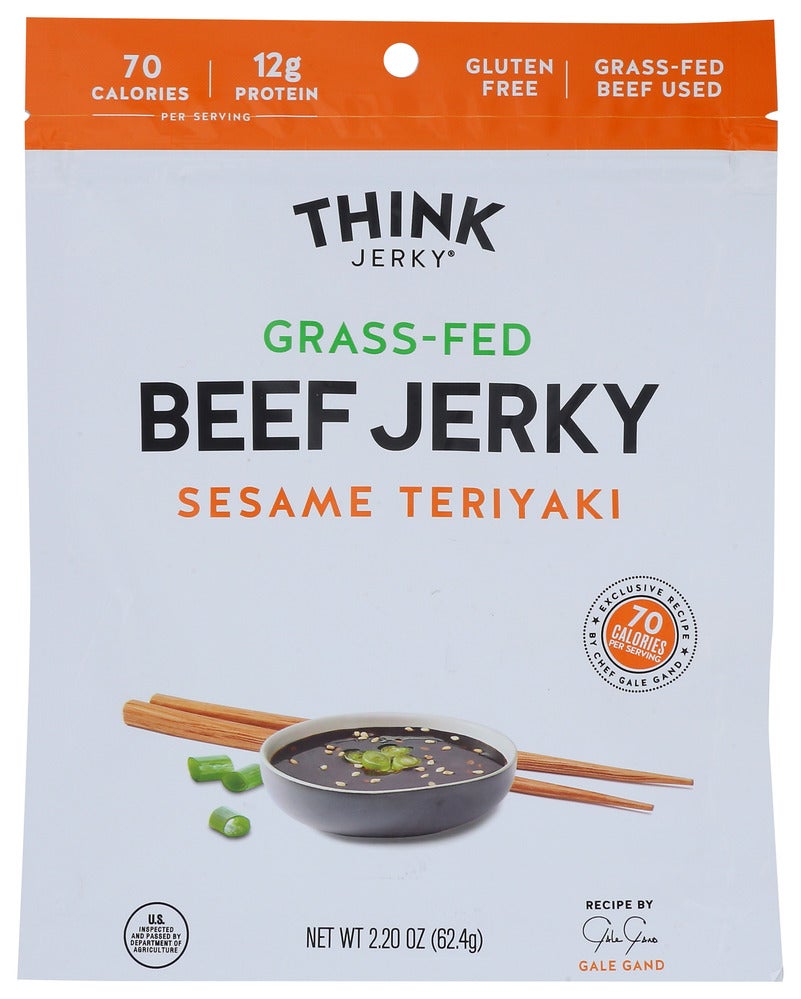 Beef Jerky, Sesame Teriyaki, Pieces,8 - 2.2 OUNCE