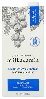 Milk, Macadamia, Original, Shelf-Stable,6 - 32 FLUID