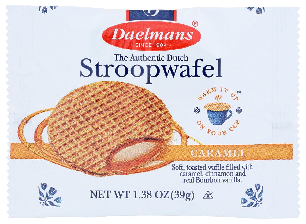 Cookies, Stroopwafel, Jumbo, Caramel, Shelf-Stable,24 - 1.38 OUNCE