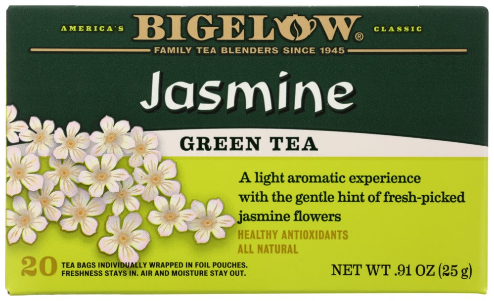 Tea, Green, Jasmine, Individually Wrapped with String,6 - 20 COUNT