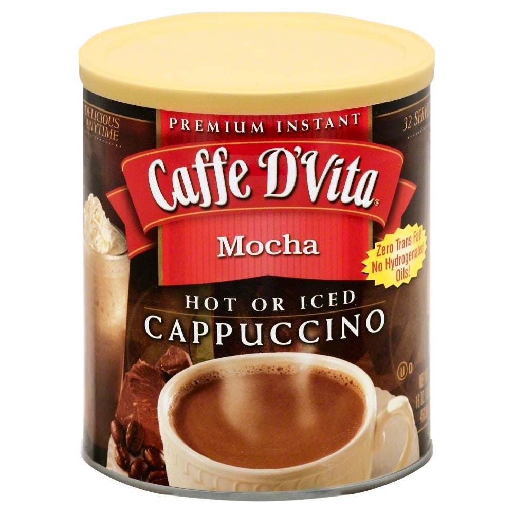 Drink Mix, Powdered, Mocha Cappuccino,6 - 16 OUNCE