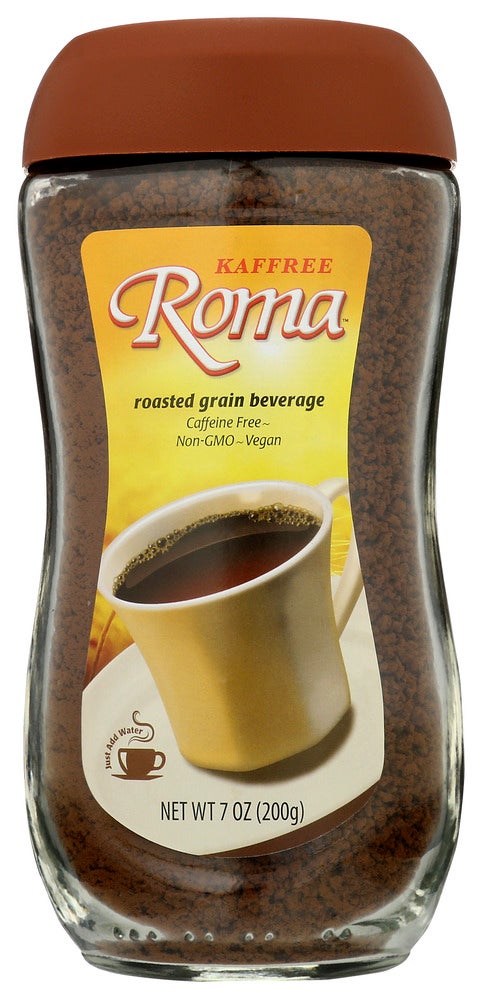 Coffee Substitute, Instant, Roasted Grain, Caffeine-Free,6 - 7 OUNCE