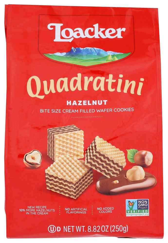 Cookies, Wafer, Hazelnut Cream Filled, Shelf-Stable,6 - 8.82 OUNCE