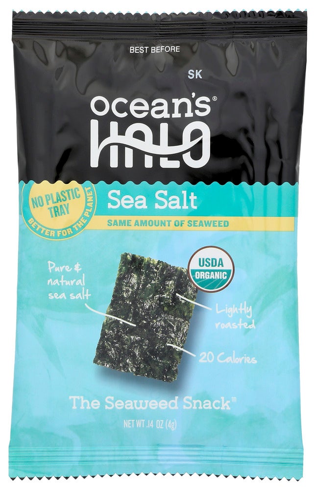Snacks, Roasted Seaweed, Sea Salt,20 - 0.14 OUNCE