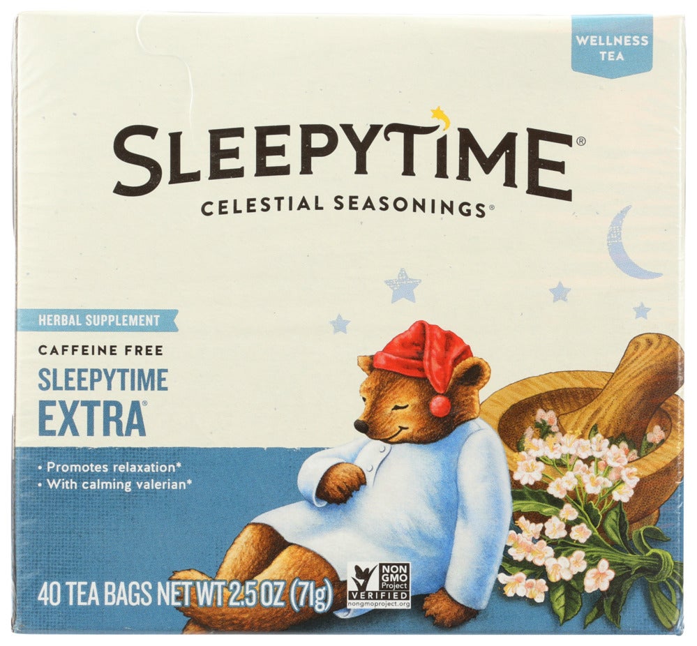 Tea, Herbal, Sleepytime Extra, Individually Wrapped with String,6 - 40 COUNT