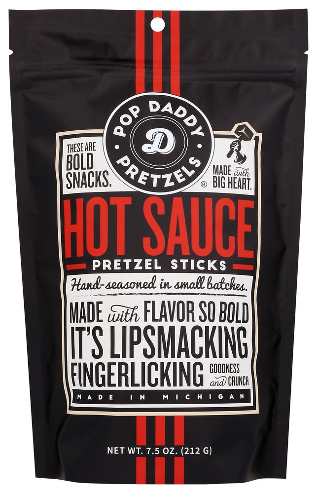 Pretzel Sticks, Hot Sauce,12 - 7.5 OUNCE