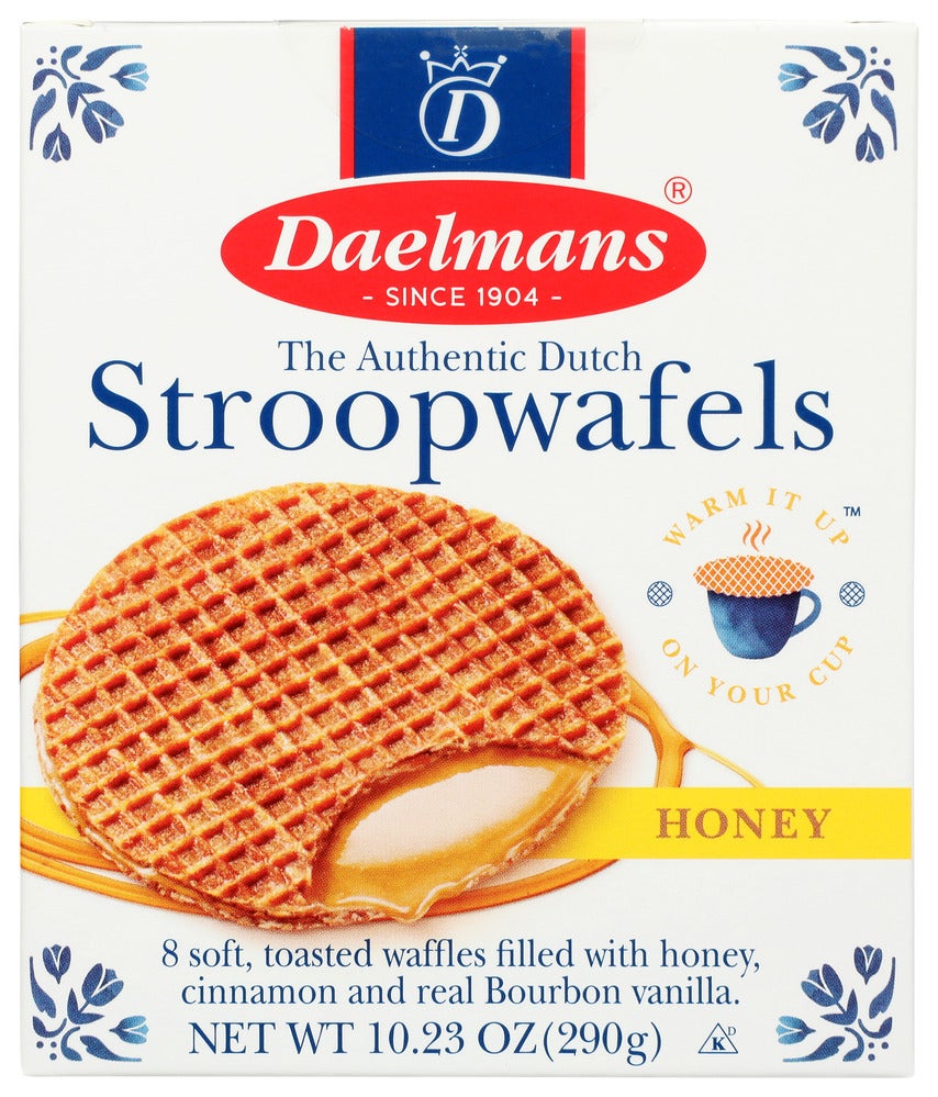 Cookies, Stroopwafel, Jumbo, Honey, Shelf-Stable,8 - 10.23 OUNCE