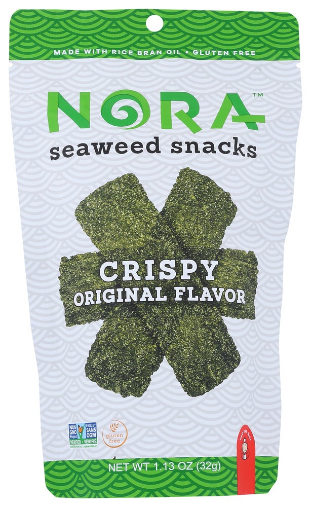 Snacks, Roasted Seaweed, Crispy, Original,12 - 1.13 OUNCE