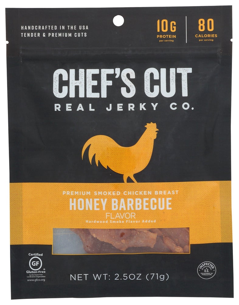 Chicken Jerky, Honey Barbecue,8 - 2.5 OUNCE