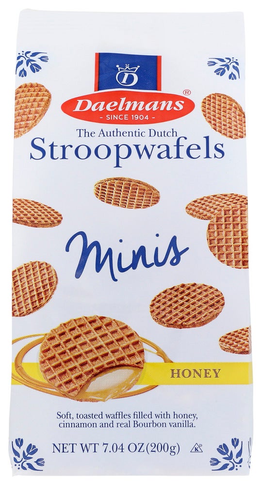 Cookies, Stroopwafel, Mini, Honey, Shelf-Stable,12 - 7.04 OUNCE